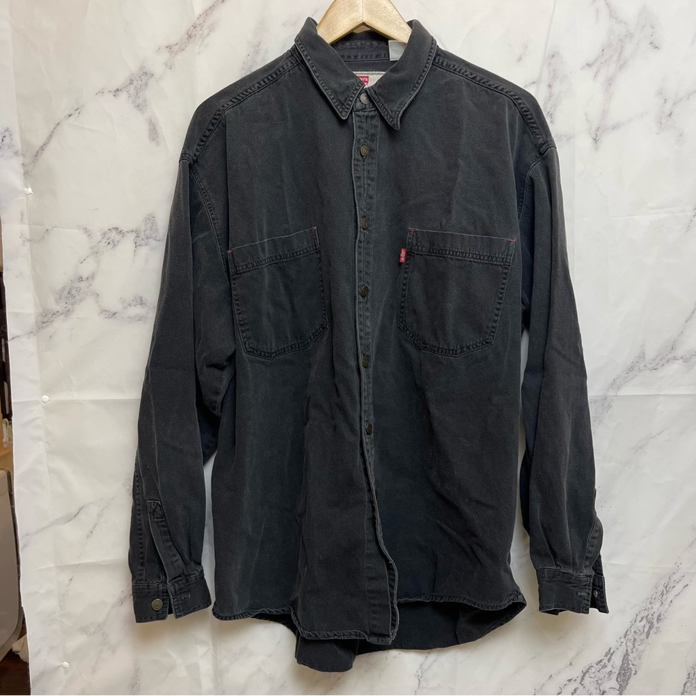 VTG Levi's Red Tab Long Sleeve Denim Button Down Shirt - B26